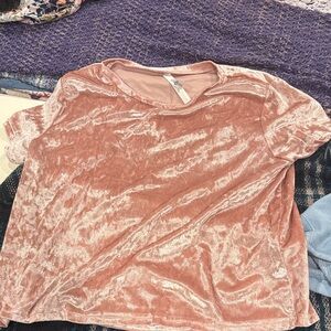 Velvet Pink Women's Top